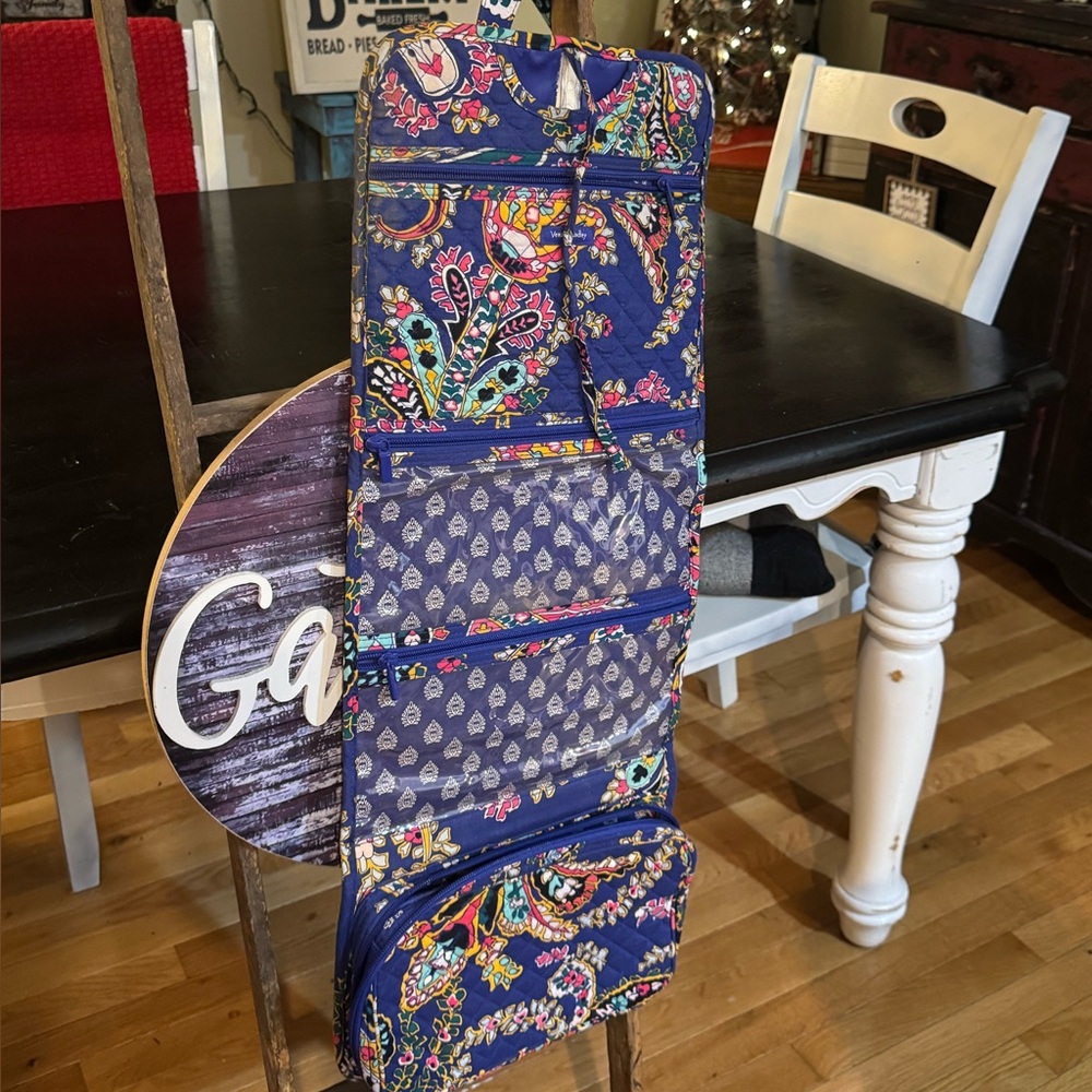 Vera Bradley Blue and Pink Floral Organizer